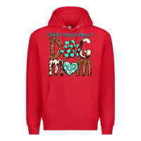 Red kinda busy being a dog mom Premium Hoodie - texasbilliewilder