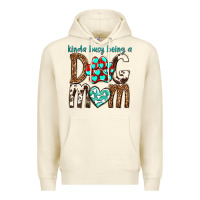 Sandshell kinda busy being a dog mom Premium Hoodie - texasbilliewilder