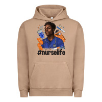 Pigment Burro afro man nurse life Urban Hoodie - texasbilliewilder