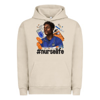 Pigment French Oak afro man nurse life Urban Hoodie - texasbilliewilder