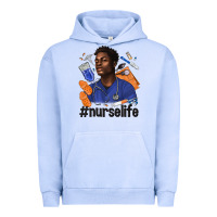 Pigment Grape Ice afro man nurse life Urban Hoodie - texasbilliewilder