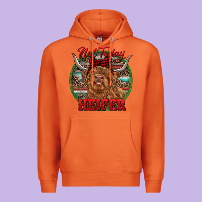 Highland Heifer Christmas Premium Hoodie Designed By Ranaportraitstore