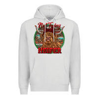 Dove Grey Highland Heifer Christmas Premium Hoodie - RanaPortraitStore