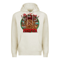 Oatmeal Heather Highland Heifer Christmas Premium Hoodie - RanaPortraitStore