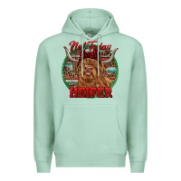 Seafoam Highland Heifer Christmas Premium Hoodie - RanaPortraitStore