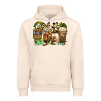 Sandshell safari cartoon characters coffee cups Urban Hoodie - Zillion Design Studio