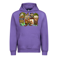 Tulip safari cartoon characters coffee cups Urban Hoodie - Zillion Design Studio