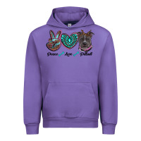 Tulip peace love pitbull Urban Hoodie - RanaPortraitStore