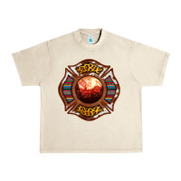 Sandshell Western Firefighter Symbol Urban Heavy Tee - RanaPortraitStore