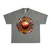 Tornado Western Firefighter Symbol Urban Heavy Tee - RanaPortraitStore