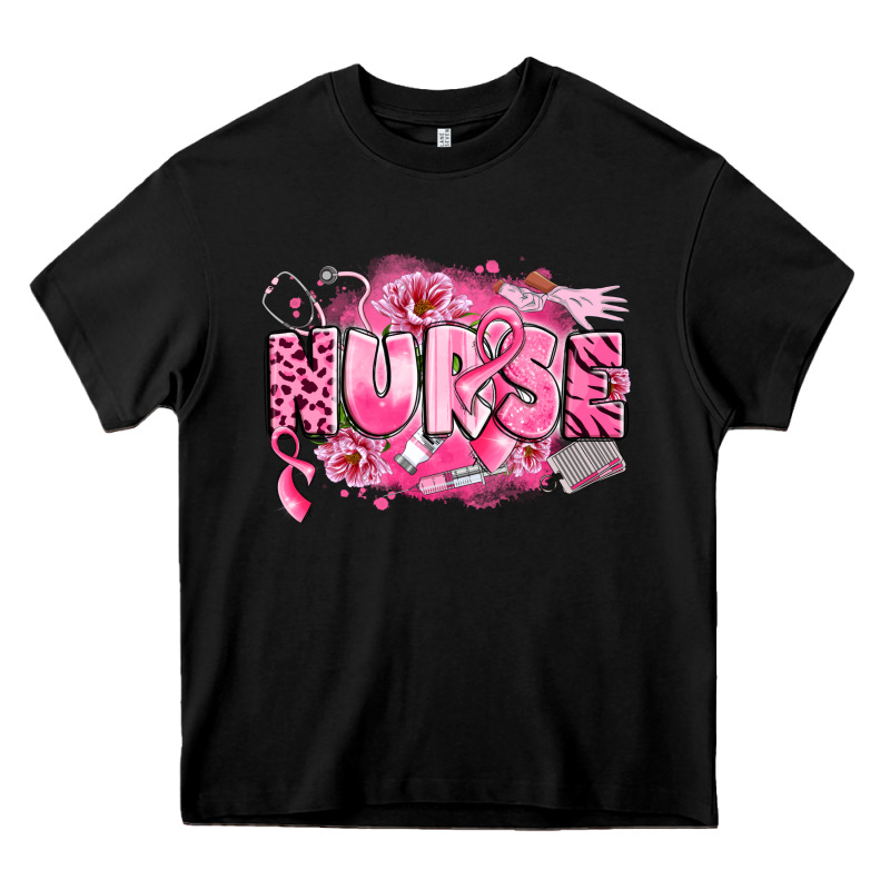 Breast Cancer Nurse Heavy Core Tee by LillyAllenDesigns | Teevron