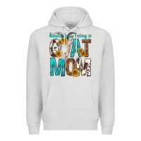 Dove Grey kinda busy being a goat mom Premium Hoodie - texasbilliewilder