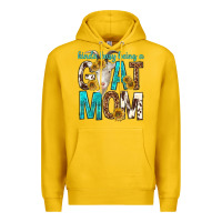 Lemon kinda busy being a goat mom Premium Hoodie - texasbilliewilder