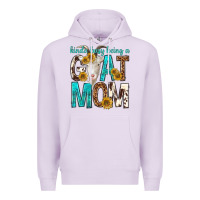 Lilac kinda busy being a goat mom Premium Hoodie - texasbilliewilder