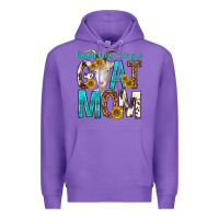 Purple kinda busy being a goat mom Premium Hoodie - texasbilliewilder