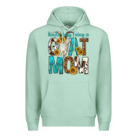 Seafoam kinda busy being a goat mom Premium Hoodie - texasbilliewilder