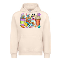 Sandshell easter cartoon characters coffee cups Urban Hoodie - Zillion Design Studio