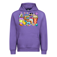 Tulip easter cartoon characters coffee cups Urban Hoodie - Zillion Design Studio