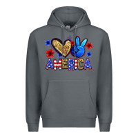 Rock peace love america Premium Hoodie - Zillion Design Studio