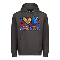 Smoke peace love america Premium Hoodie - Zillion Design Studio