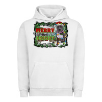 Pigment Lunar Rock merry and bright pitbull with farm Urban Hoodie - RanaPortraitStore