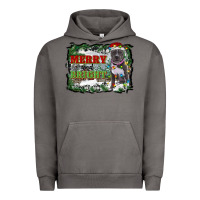 Pigment Tornado merry and bright pitbull with farm Urban Hoodie - RanaPortraitStore