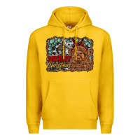 Lemon merry christmas highland cow Premium Hoodie - RanaPortraitStore