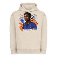 Pigment French Oak afro man nurse Urban Hoodie - texasbilliewilder