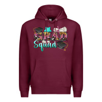 Burgundy grad squad Premium Hoodie - Zillion Design Studio
