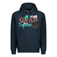 Navy grad squad Premium Hoodie - Zillion Design Studio