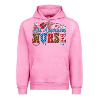 Fuchsia Pink all american nurse Urban Hoodie - texasbilliewilder