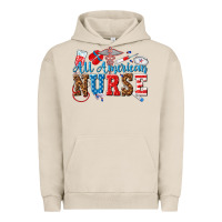 Pigment French Oak all american nurse Urban Hoodie - texasbilliewilder