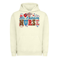 Pigment Pistachio all american nurse Urban Hoodie - texasbilliewilder