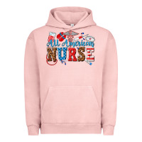 Pigment Salmon all american nurse Urban Hoodie - texasbilliewilder