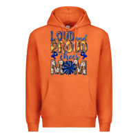 Carrot loud and proud cheer mom Premium Hoodie - texasbilliewilder