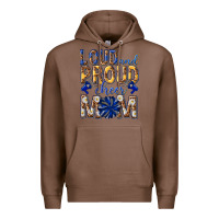 Chestnut loud and proud cheer mom Premium Hoodie - texasbilliewilder