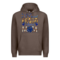 Coffee loud and proud cheer mom Premium Hoodie - texasbilliewilder