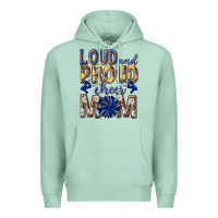 Seafoam loud and proud cheer mom Premium Hoodie - texasbilliewilder