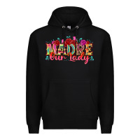 Black madre our lady Premium Hoodie - texasbilliewilder