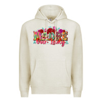 Oatmeal Heather madre our lady Premium Hoodie - texasbilliewilder