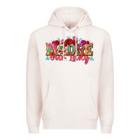 Pale Pink madre our lady Premium Hoodie - texasbilliewilder