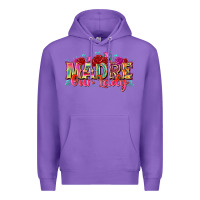 Purple madre our lady Premium Hoodie - texasbilliewilder