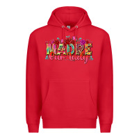 Red madre our lady Premium Hoodie - texasbilliewilder