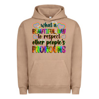 Pigment Burro what a beautiful day to respect other people's pro Urban Hoodie - Zillion Design Studio