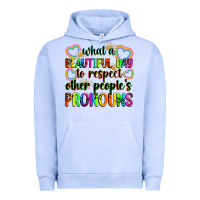 Pigment Grape Ice what a beautiful day to respect other people's pro Urban Hoodie - Zillion Design Studio
