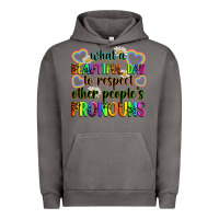 Pigment Tornado what a beautiful day to respect other people's pro Urban Hoodie - Zillion Design Studio