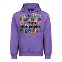 Tulip what a beautiful day to respect other people's pro Urban Hoodie - Zillion Design Studio