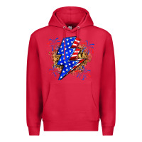 American Lightning Bolt Premium Hoodie | Teevron