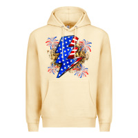 Pina Colada American lightning bolt Premium Hoodie - Zillion Design Studio
