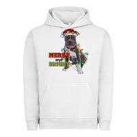 Pigment Lunar Rock merry and bright pitbull Urban Hoodie - RanaPortraitStore